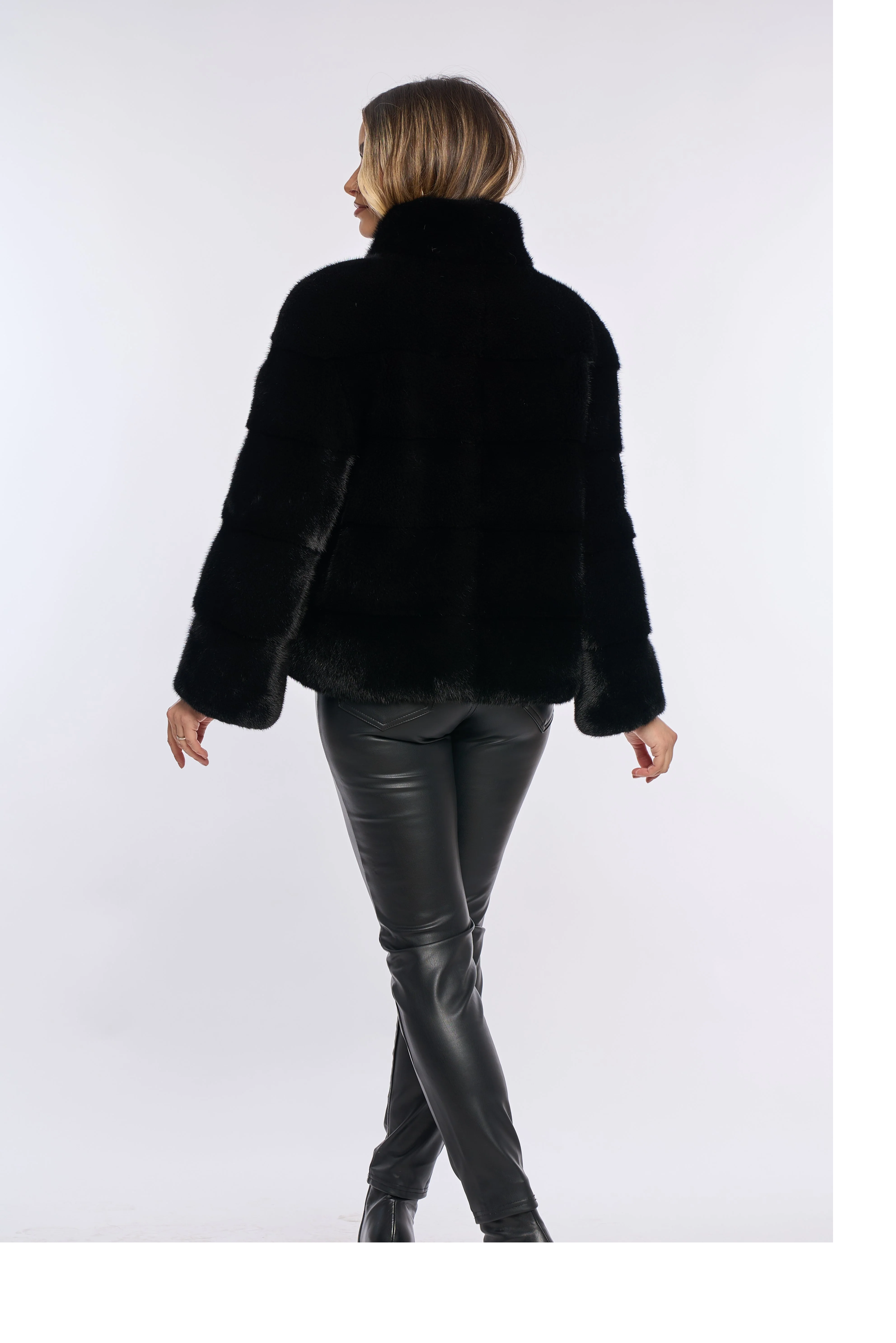 Amara Black Mink Coat
