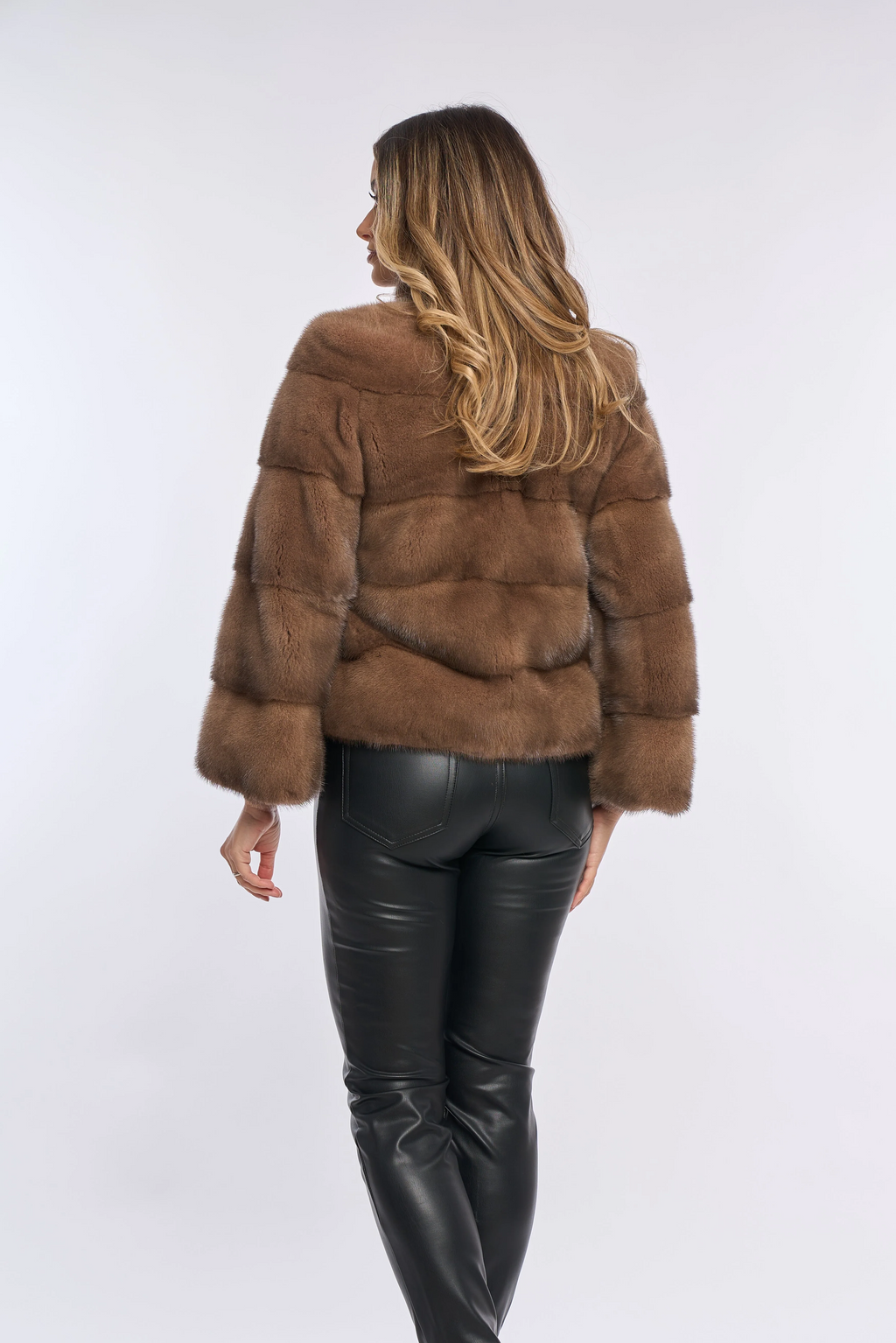 Amara Brown Mink Coat