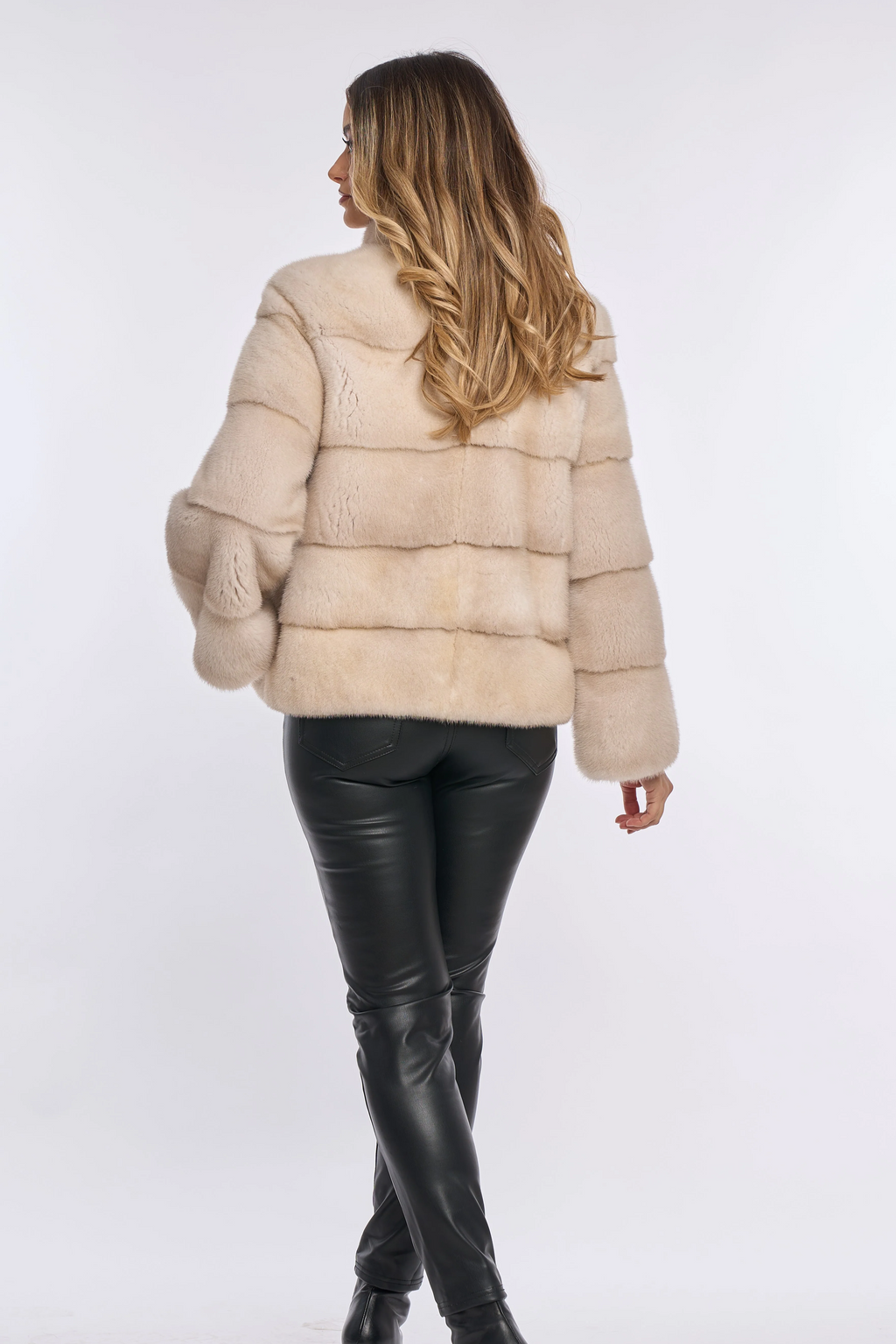 Amara Cream Mink Coat