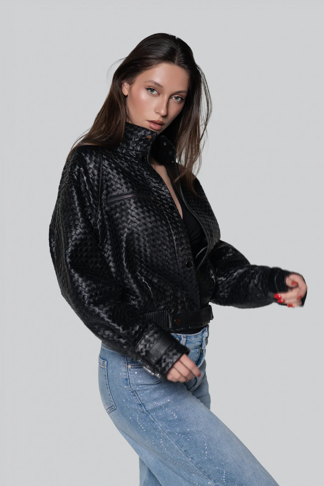 Chloe Black Leather Jacket