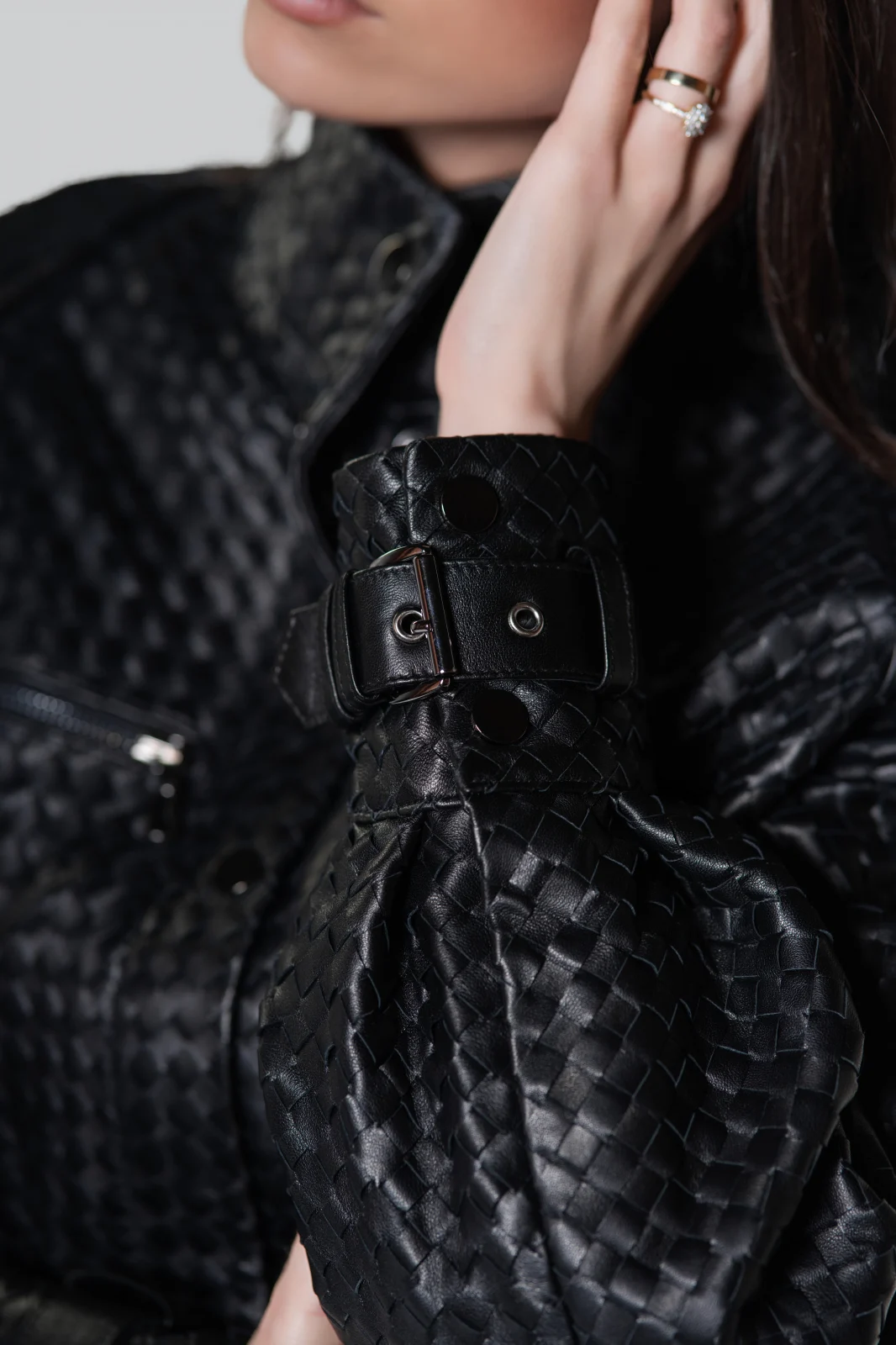 Chloe Black Leather Jacket