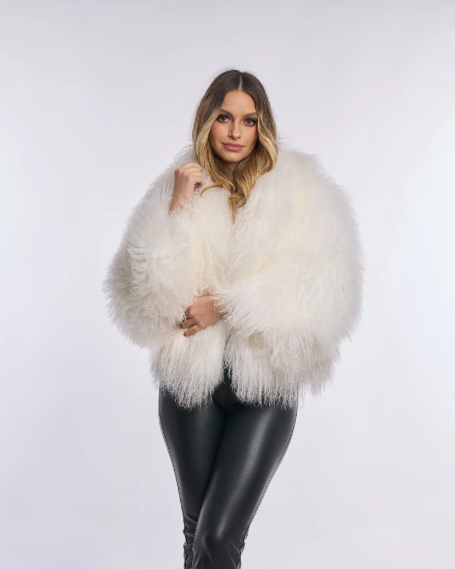 Rita Mongolian Fur Coat