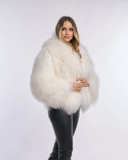 Rita Mongolian Fur Coat