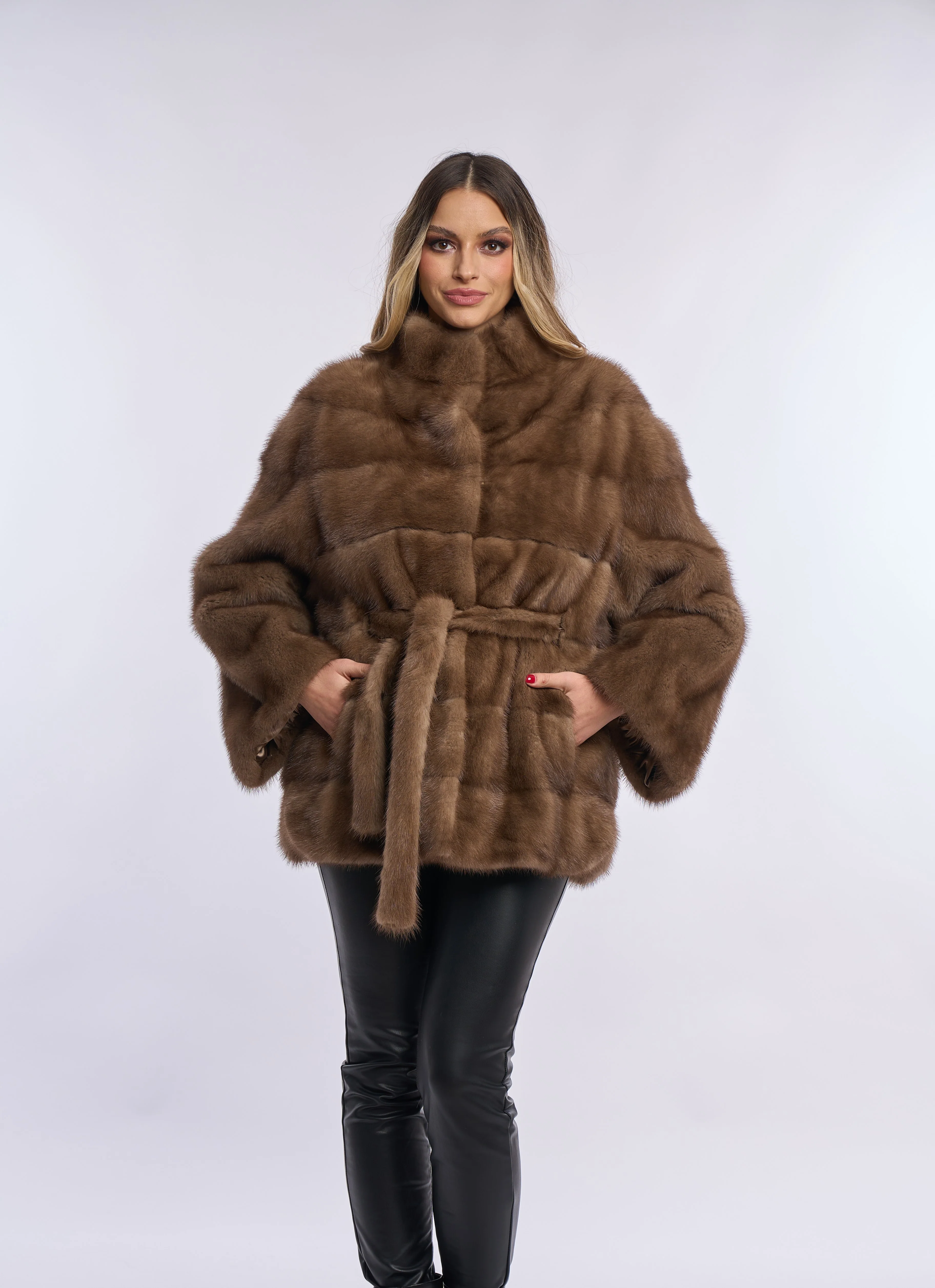 Samantha Brown Mink Coat