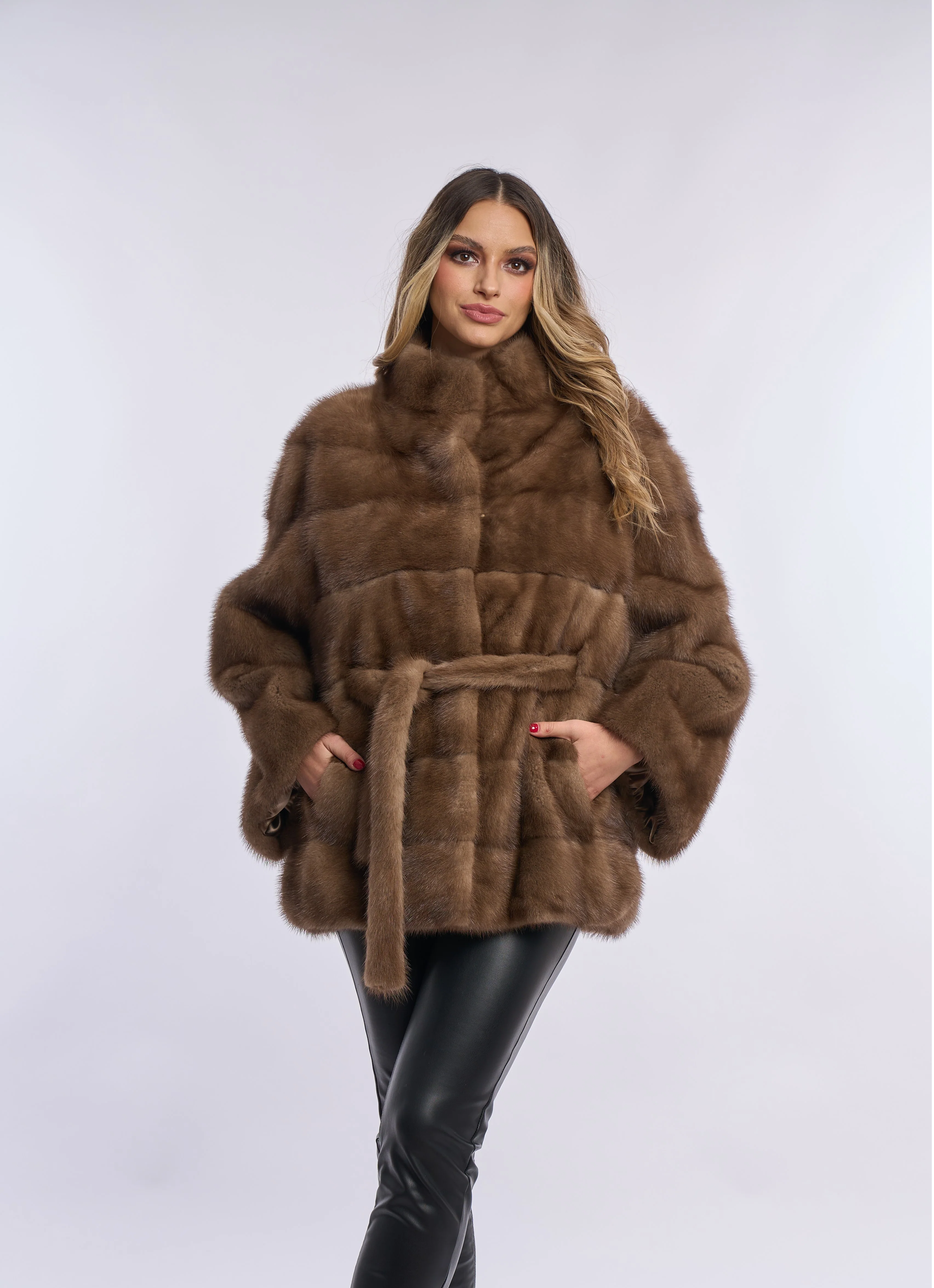Samantha Brown Mink Coat