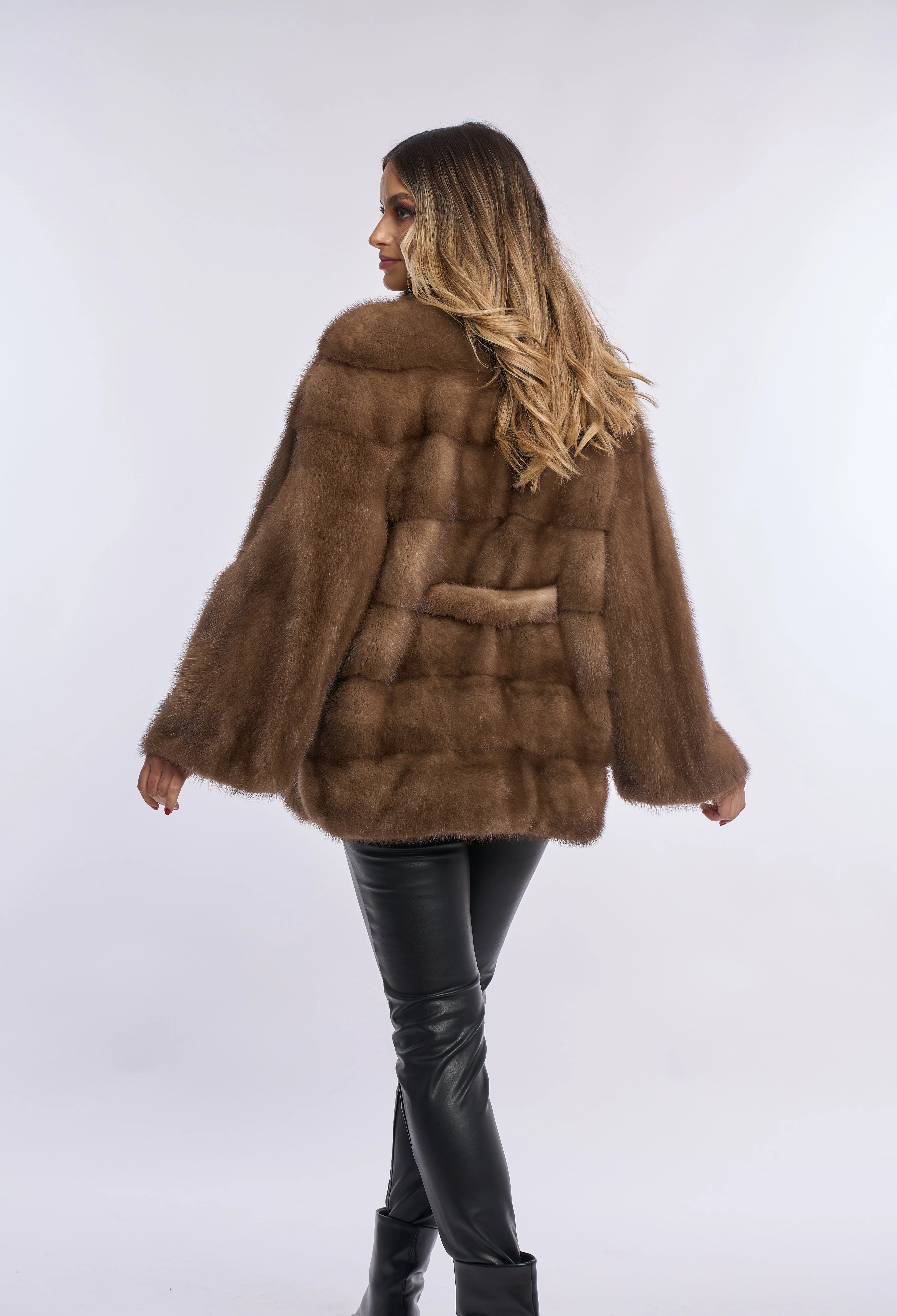 Samantha Brown Mink Coat