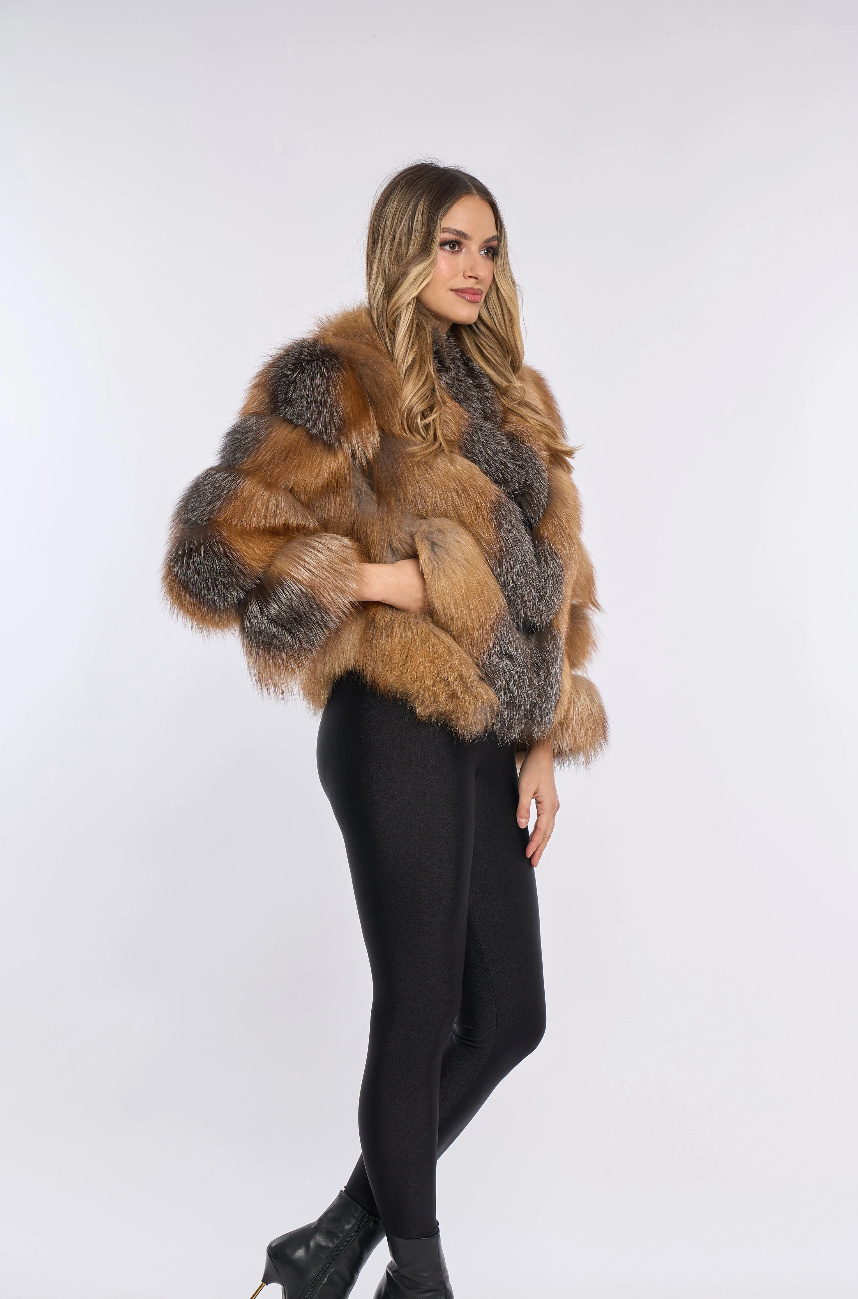 VALENTINA BROWN Fur Coat