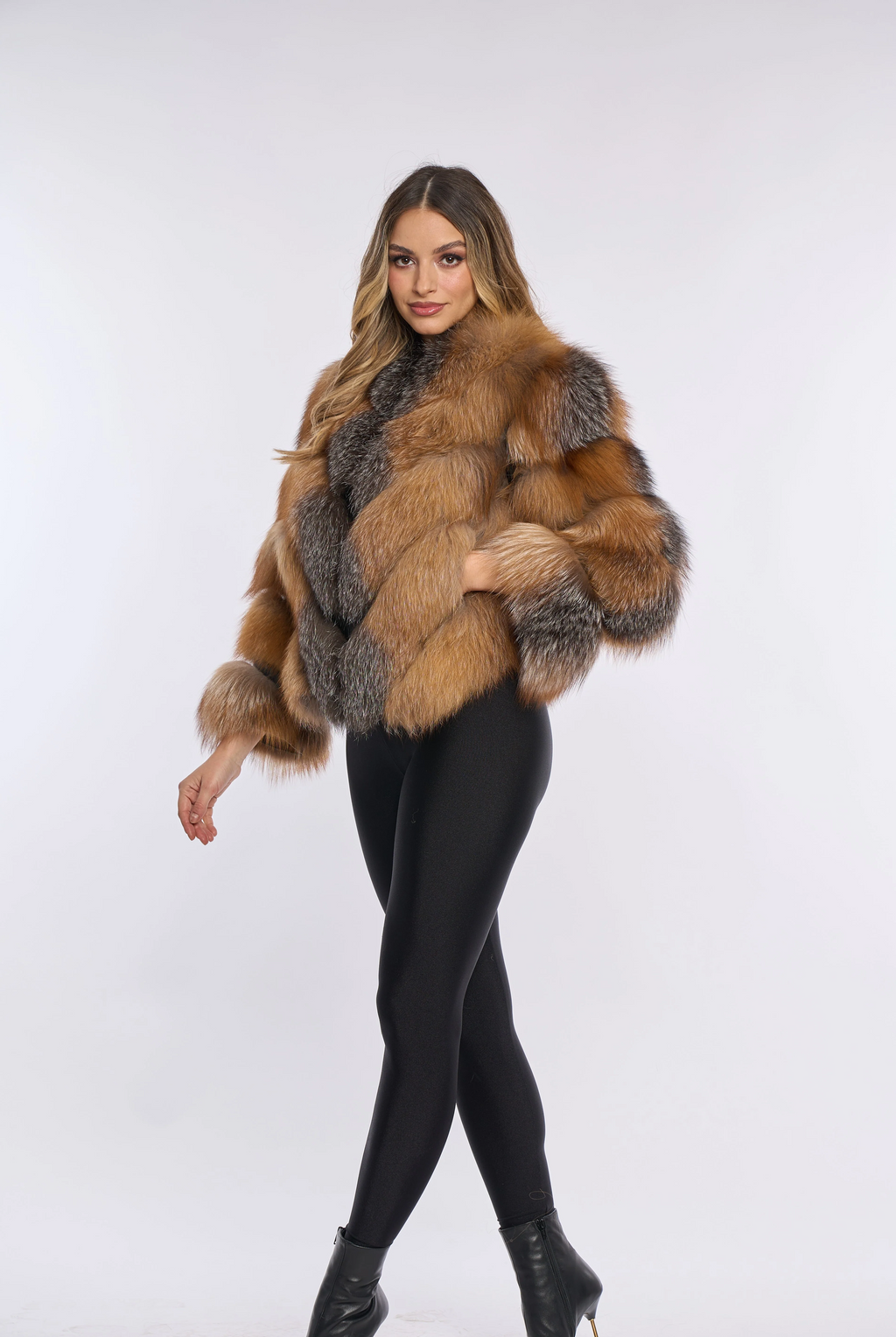 VALENTINA BROWN Fur Coat
