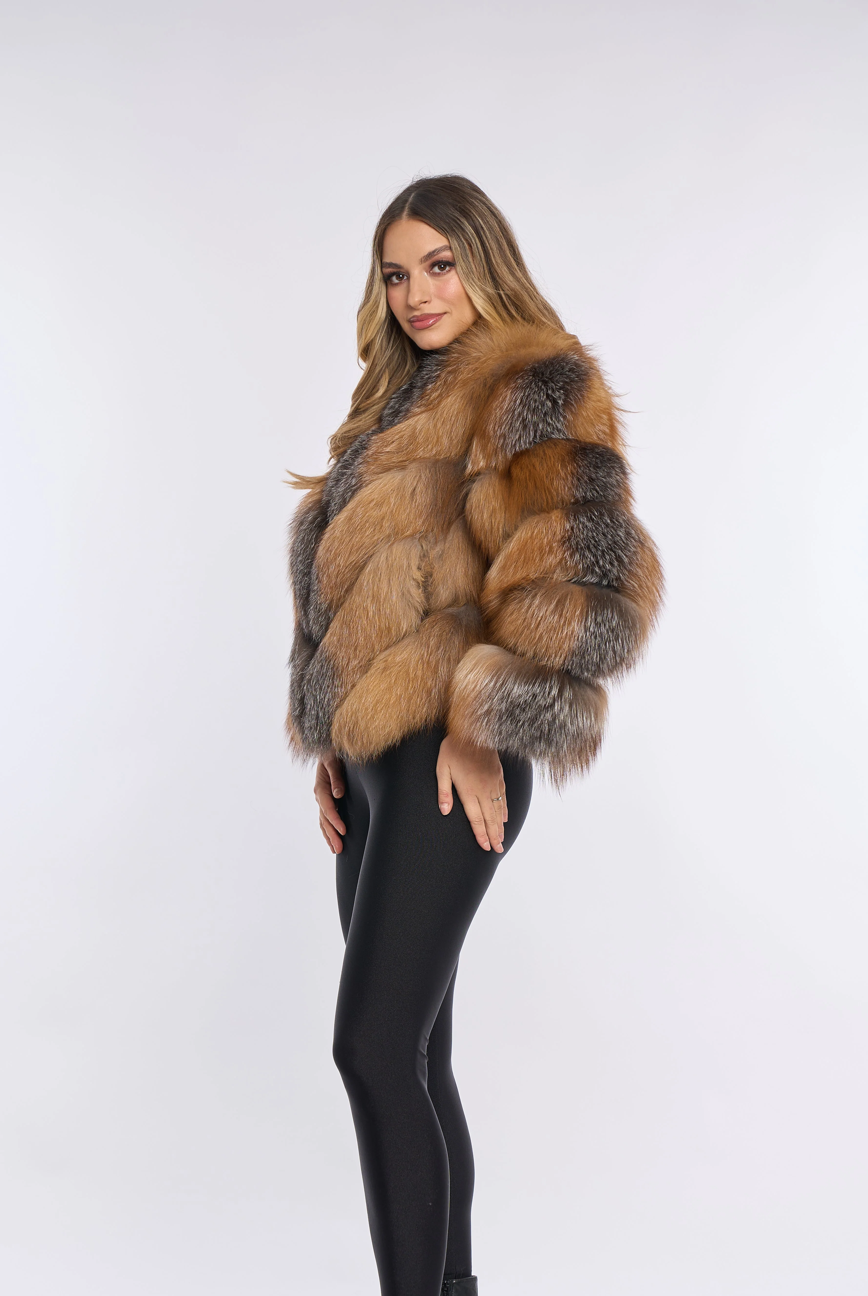 VALENTINA BROWN Fur Coat