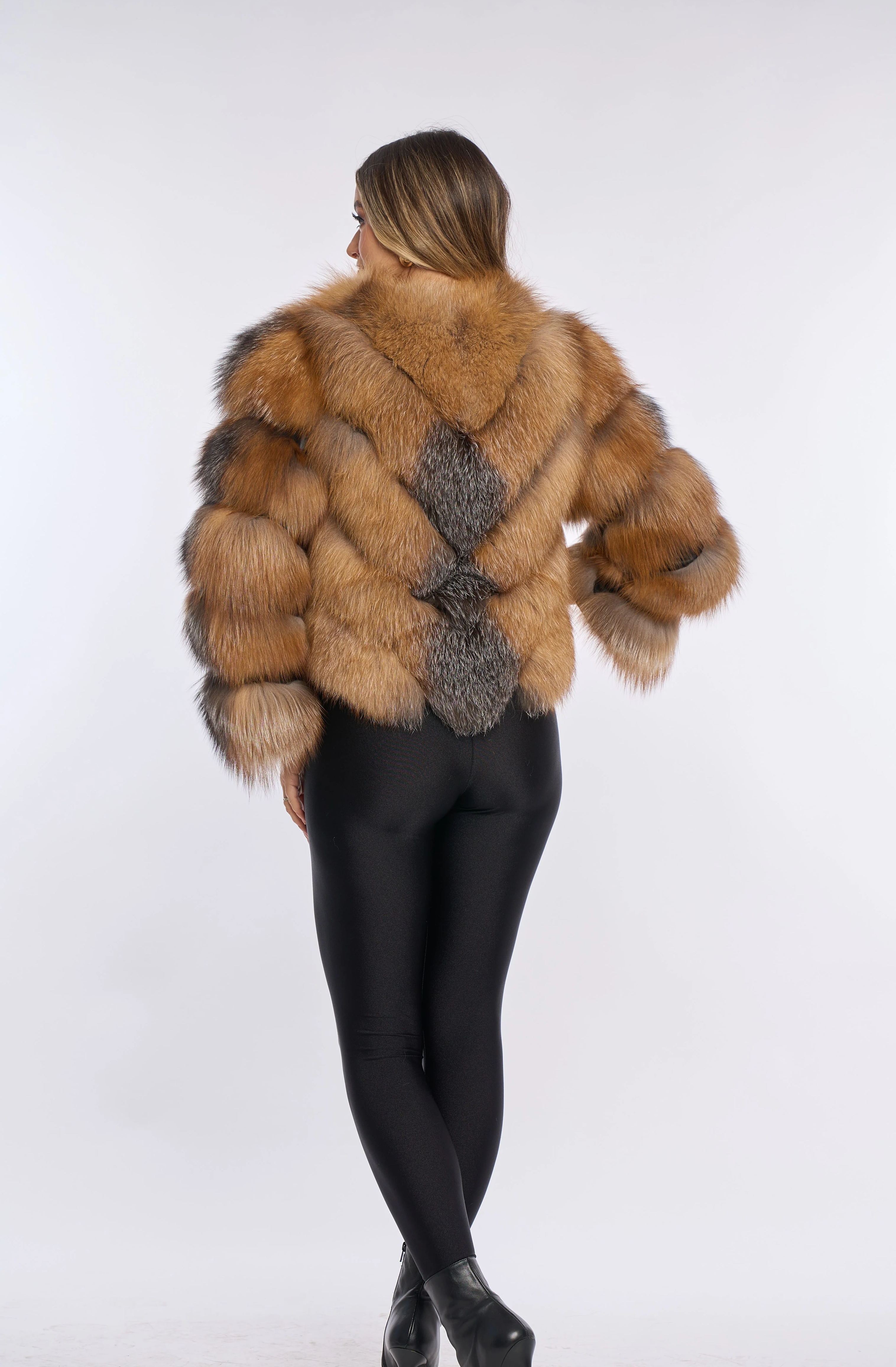 VALENTINA BROWN Fur Coat