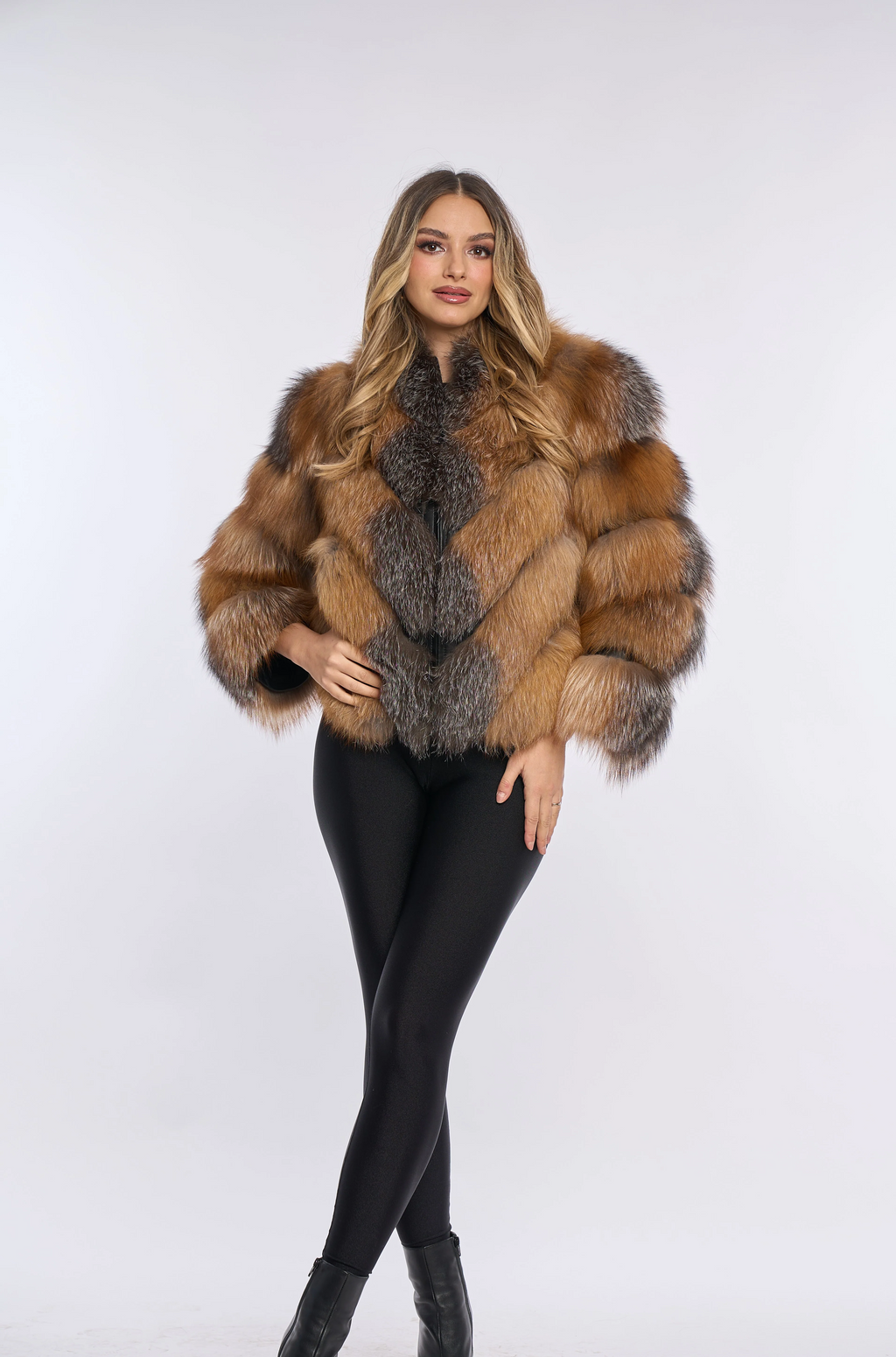 VALENTINA BROWN Fur Coat