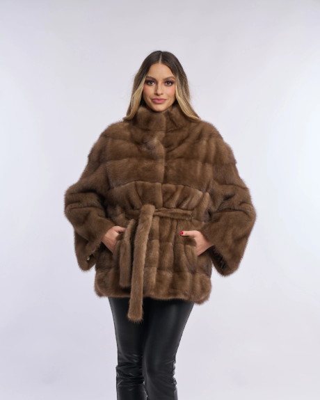 Samantha Brown Mink Coat