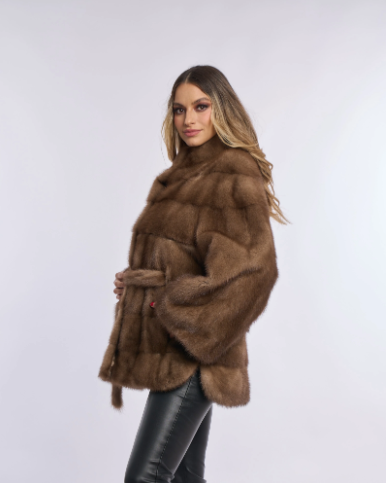 Samantha Brown Mink Coat