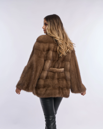 Samantha Brown Mink Coat