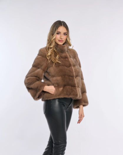 Amara Brown Mink Coat